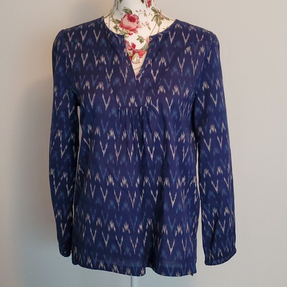NWT J. Crew Ikat Blouse